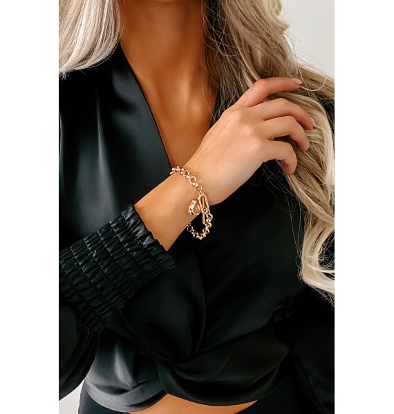 Bring The Drama Bracelet (Gold)