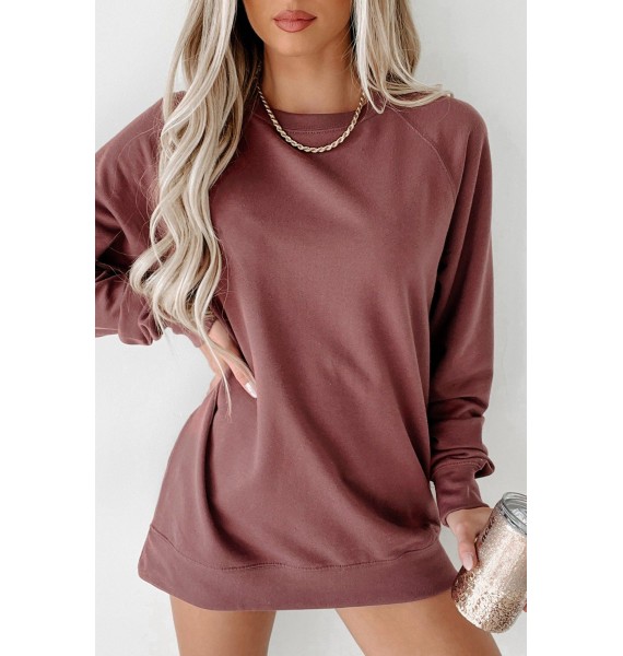 Lightweight Crewneck Sweatshirt (Port)