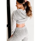 Carried Away With Comfort Two Piece Jogger Set (Grey)