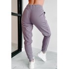 Comfortably Cool Zip-Front Crop Hoodie & Jogger Set (Dusty Purple)