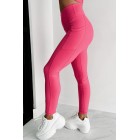 Building Muscle Side Pocket Leggings (Sonic Pink)