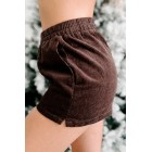 Acceptable Compromise Corduroy Shorts (Dark Chocolate)