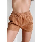 Acceptable Compromise Corduroy Shorts (Brown Sugar)