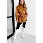 City Stroll Button Front Coat (Copper)