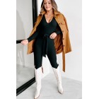 City Stroll Button Front Coat (Copper)