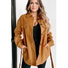 City Stroll Button Front Coat (Copper)