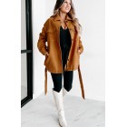 City Stroll Button Front Coat (Copper)