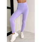 Crunch Time High Waisted Full-Length Leggings (Lavender)