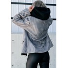 Ahead Of Your Dreams Hooded Blazer (Gray Multi)