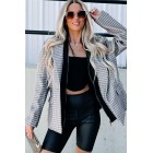 Ahead Of Your Dreams Hooded Blazer (Gray Multi)