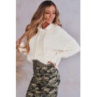 Get Knit Done Yarn Hoodie (Ivory)