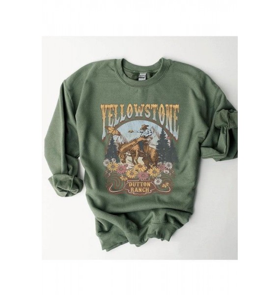 Yellowstone Graphic Crewneck (Multiple Color Options)