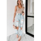 Erin NanaMacs Original Sleeveless V-Neck Bodysuit (Taupe)