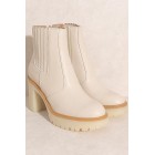 Anastasia Styled Booties (Beige or Cream)