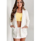 Always Working Oversized Blazer (Ivory)