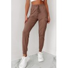 Just Kickin' It Buttery Soft Cargo Joggers (Mocha)