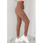 Just Kickin' It Buttery Soft Cargo Joggers (Mocha)