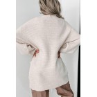 Anticipating This Moment Open Front Cardigan (Sand)