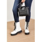 Big Steps Platform Combat Boots