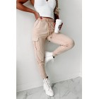 Just Kickin' It Buttery Soft Cargo Joggers (Khaki)