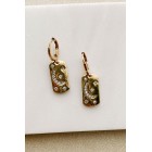 A Midnight Welcome Dangle Earrings (Gold)