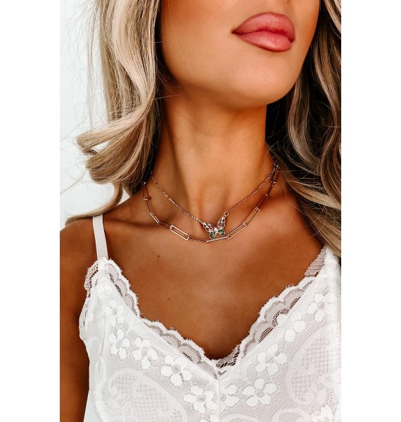 Flirt Alert Layered Necklace (Multi)