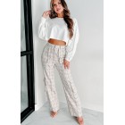 Blast From the Past Plaid Cargo Pants (Taupe)