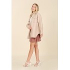 Look the Part Light Beige Shacket With Pockets (Light Beige)