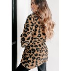 All About The Attention Teddy Sherpa Leopard Coat (Brown)