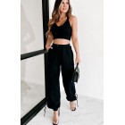 Laid Back Ways Two Piece Jogger Set (Black)