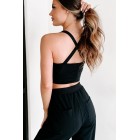 Laid Back Ways Two Piece Jogger Set (Black)