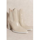 Pointed Toe and High Heeled Chelsea Bootie