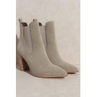 Pointed Toe and High Heeled Chelsea Bootie