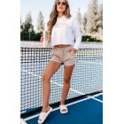 Care  Cotton Drawstring Shorts (Taupe)