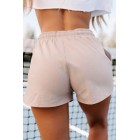 Care  Cotton Drawstring Shorts (Taupe)