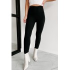 Keeping Calm High Rise Leggings (Black)