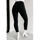 Keeping Calm High Rise Leggings (Black)