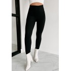 Keeping Calm High Rise Leggings (Black)