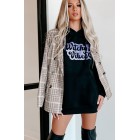 Chic Statements Plaid Blazer (Brown Plaid)