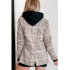 Chic Statements Plaid Blazer (Brown Plaid)