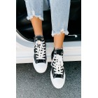 See For Yourself High-Top Canvas Sneakers (Black)