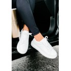 Sidewalk Strut Platform Sneaker (White)