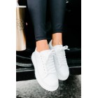 Sidewalk Strut Platform Sneaker (White)