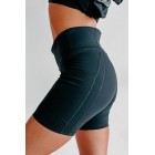 At My Best Side Pocket Biker Shorts (Black)