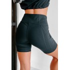 At My Best Side Pocket Biker Shorts (Black)