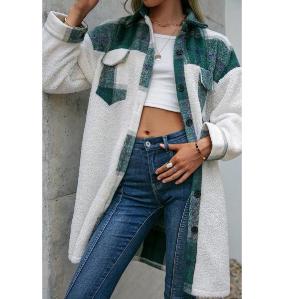 Keep It On Plaid Jacket (Multiple Color Options)