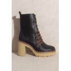 Jenna Platform Military Boots