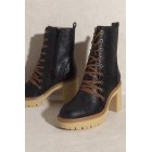 Jenna Platform Military Boots