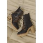 Jenna Platform Military Boots