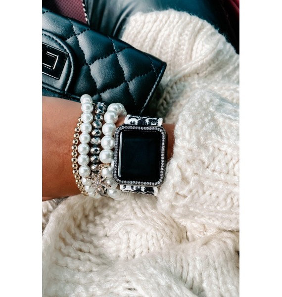 Bringing The Bling Rhinestone Apple Watch Case (Black)